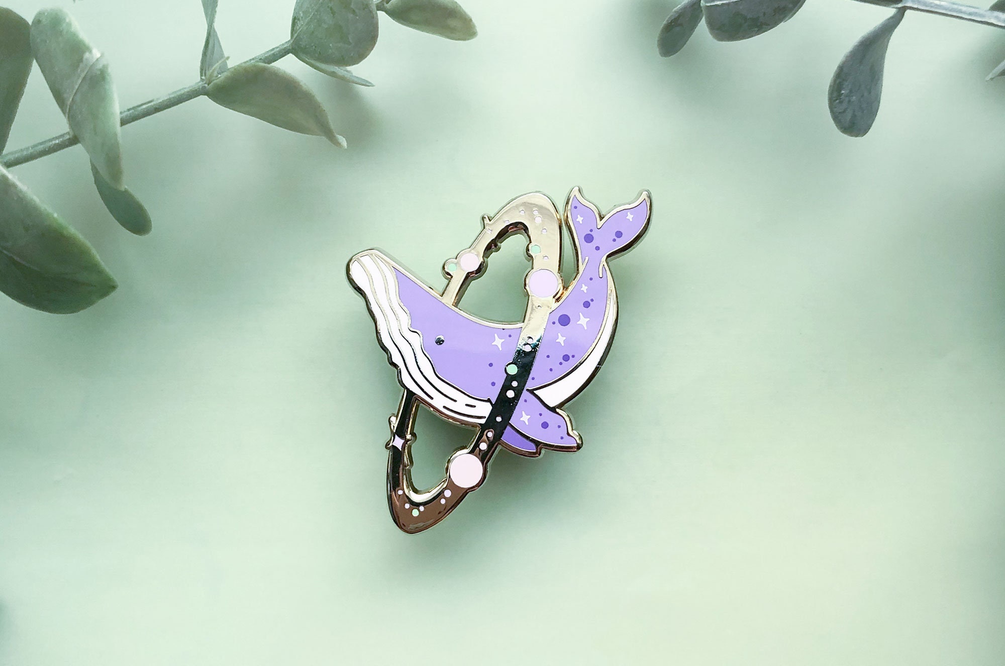 Cosmic Whale Enamel Pin - Etsy