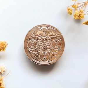 Crop Circles Gold Plated Pin