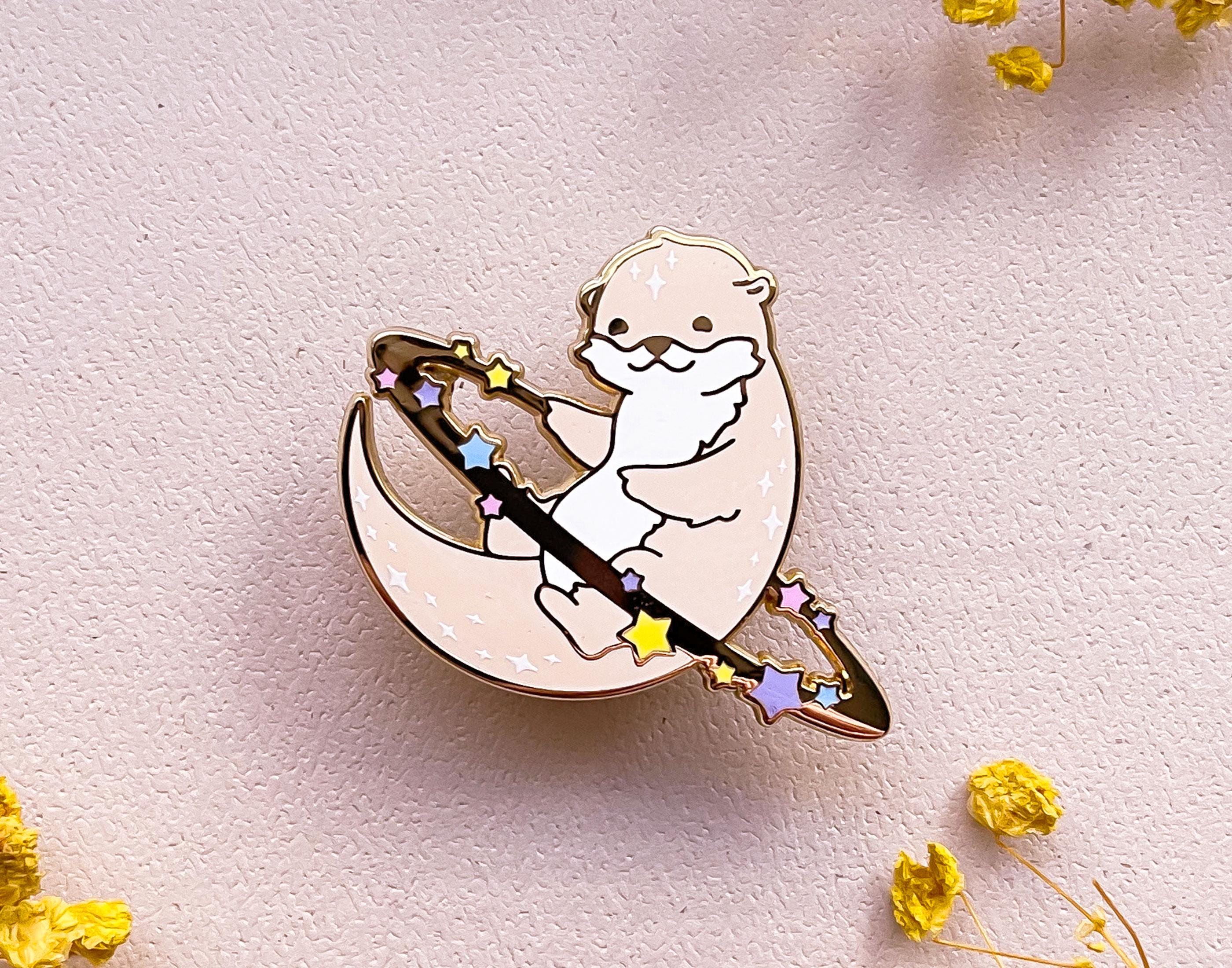 コズミックオッターエナメルピン - Etsy 日本