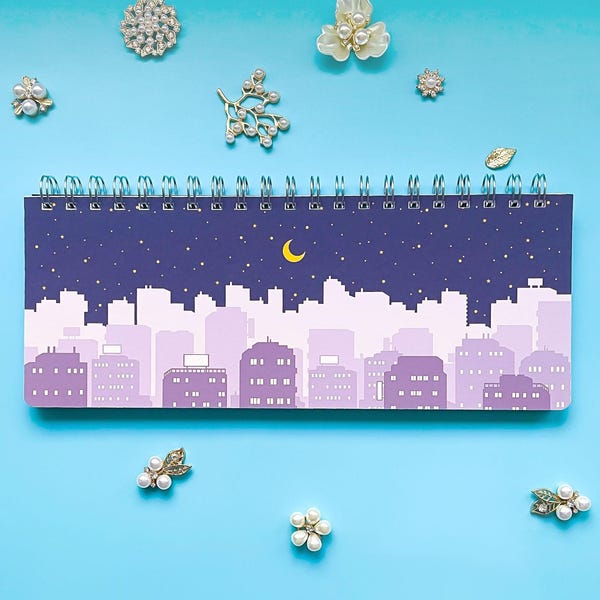Nighttime Cityscape Weekly Planner
