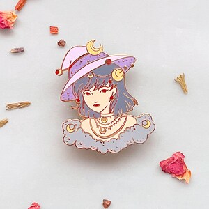 June Witch Alexandrite Enamel Pin image 5