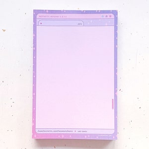 Aesthetic Operating System Dotted Grid Notepad