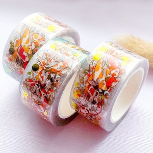 Fancy Koi Gold Foil Clear PET Tape image 8