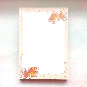 Starry Goldfish Dotted Grid Notepad image 5