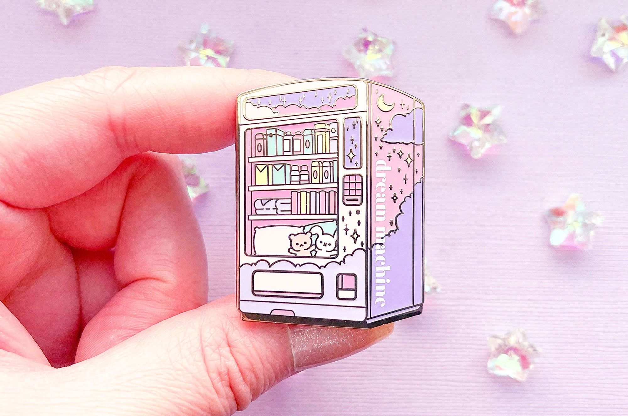 Dream Machine Aesthetic Vending Machine Enamel Pin 