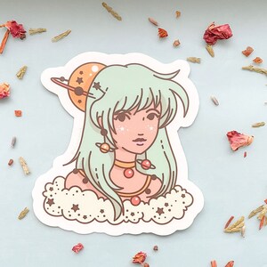 Peridot August Star Witch Clear Vinyl Sticker image 6