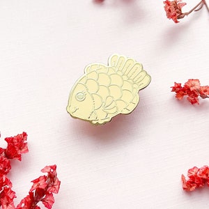 Taiyaki Kawaii Fish Pastry Enamel Pin - Etsy