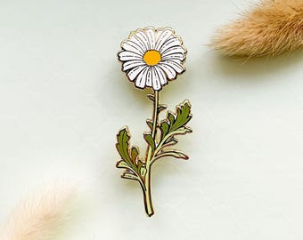 Marguerite Daisy Cute Flower Enamel Pin