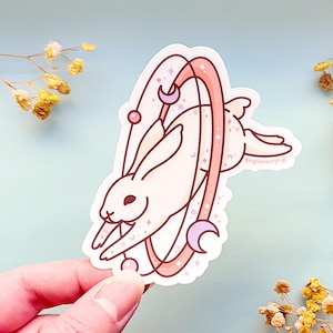 Cosmic Rabbit Vinyl Aufkleber Aufkleber
