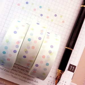 Pastel Polka Dots Washi Tape image 4