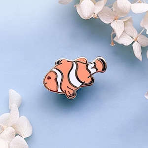 Tiny Clownfish Enamel Pin