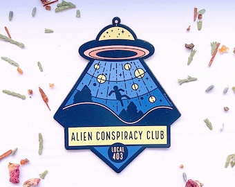 Alien Conspiracy Club Magnet