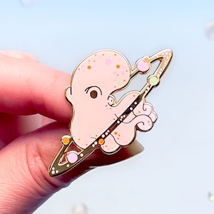 Cosmic Octopus Enamel Pin