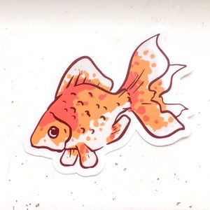 Goldfish Clear Vinyl Sticker