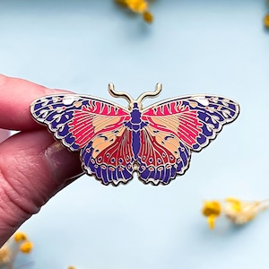 Red Lacewing Butterfly Enamel Pin
