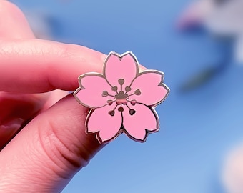 Mini Sakura Cherry Blossom Enamel Pin