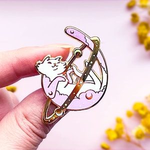 Cosmic Cat Enamel Pin
