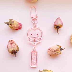 Jellyfish Wind Chime Acrylic Charm