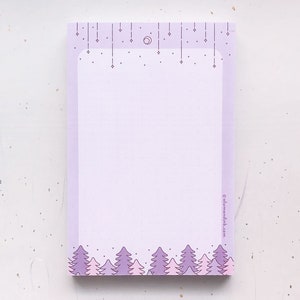 Stars and Trees Dotted Grid Notepad