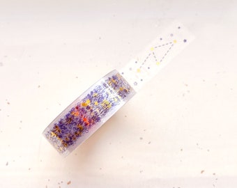 Constellations Gold Foil Clear PET Tape