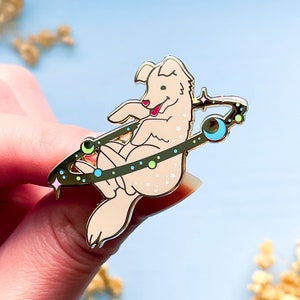 Cosmic Dog Enamel Pin