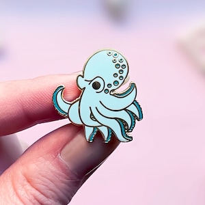 Chibi Octopus Enamel Pin