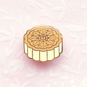 Starry Mooncake Autumn Festival Pastry Enamel Pin zdjęcie 7