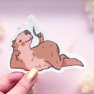 Nachsichtig Capybara Vinyl Aufkleber