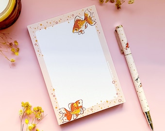 Starry Goldfish Dotted Grid Notepad