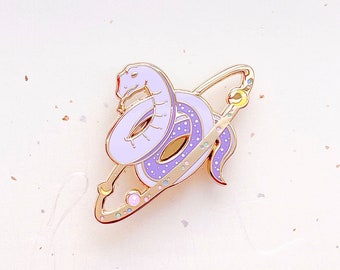 Cosmic Snake Enamel Pin