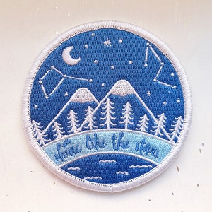 Starry Night Sky Embroidered Patch