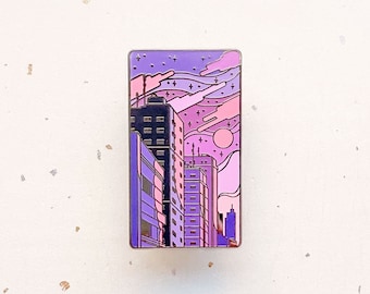 Halcyon Sunset Enamel Pin