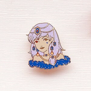 September Witch Sapphire Enamel Pin - Etsy