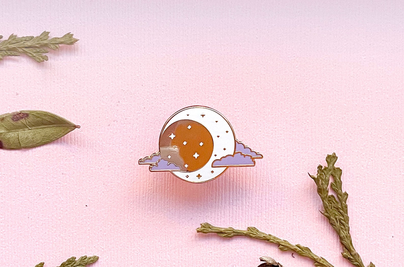 Moon Phase Enamel Pin - Etsy