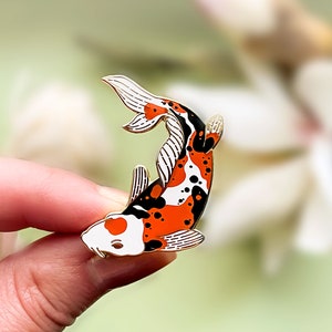 Doitsu Sanke Koi Enamel Pin