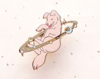 Cosmic Dog Enamel Pin