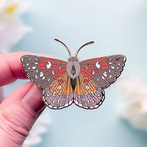 Mormon Metalmark Butterfly Enamel Pin