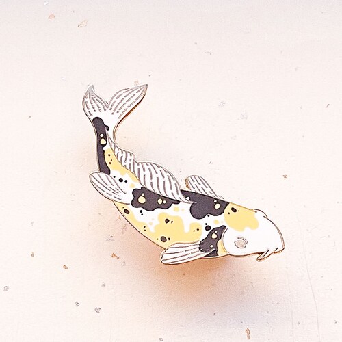 Starry Night Koi Fish Enamel Pin Koi Fish Pin Koi Fish Etsy