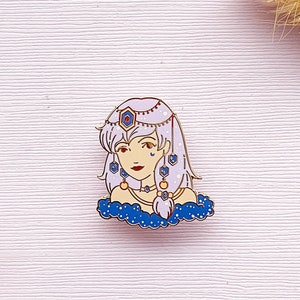 September Witch Sapphire Enamel Pin - Etsy