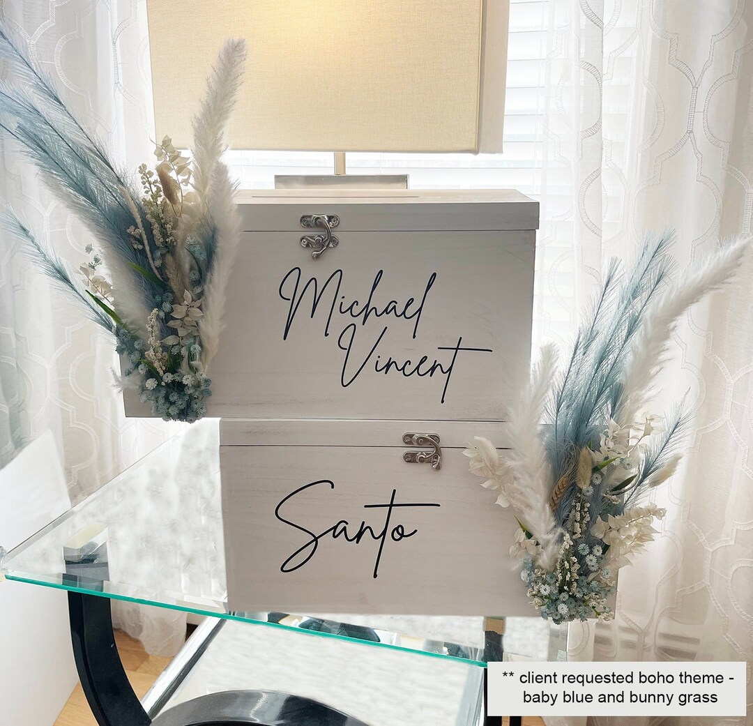 Floral Card Boxes Custom Card Boxes Wedding Card Box Etsy