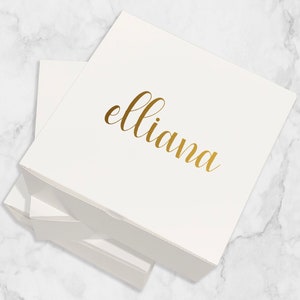 Personalized Bridesmaid Boxes, Maid of Honor Boxes - Empty