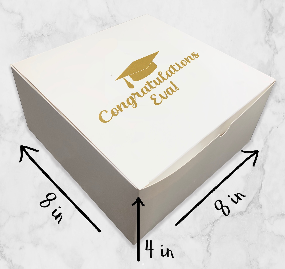 Personalized Graduation Gift Boxes Custom Gift Box Empty Etsy