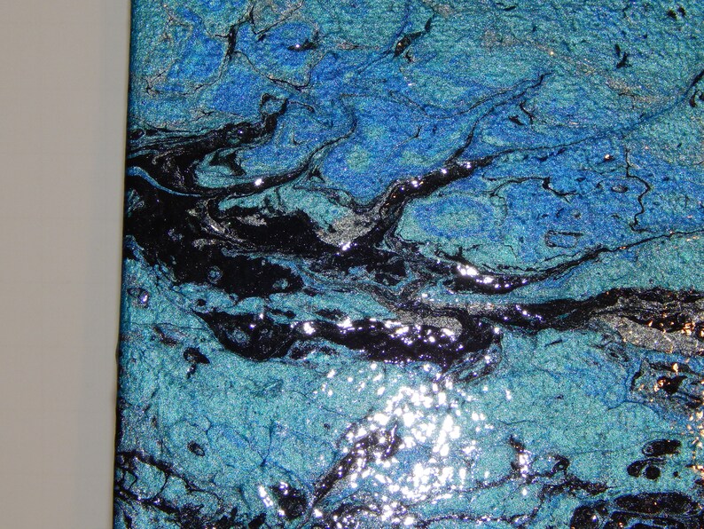 Fairy Tale Marsh Fluid Art Painting