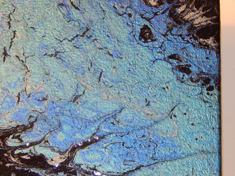 Fairy Tale Marsh Fluid Art Painting
