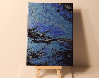 Fluid Art Painting - "Fairy Tale Marsh"