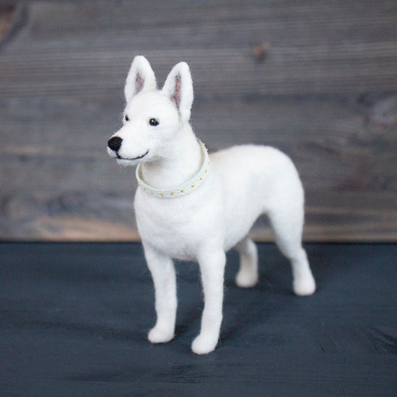 white shepherd stuffed animal