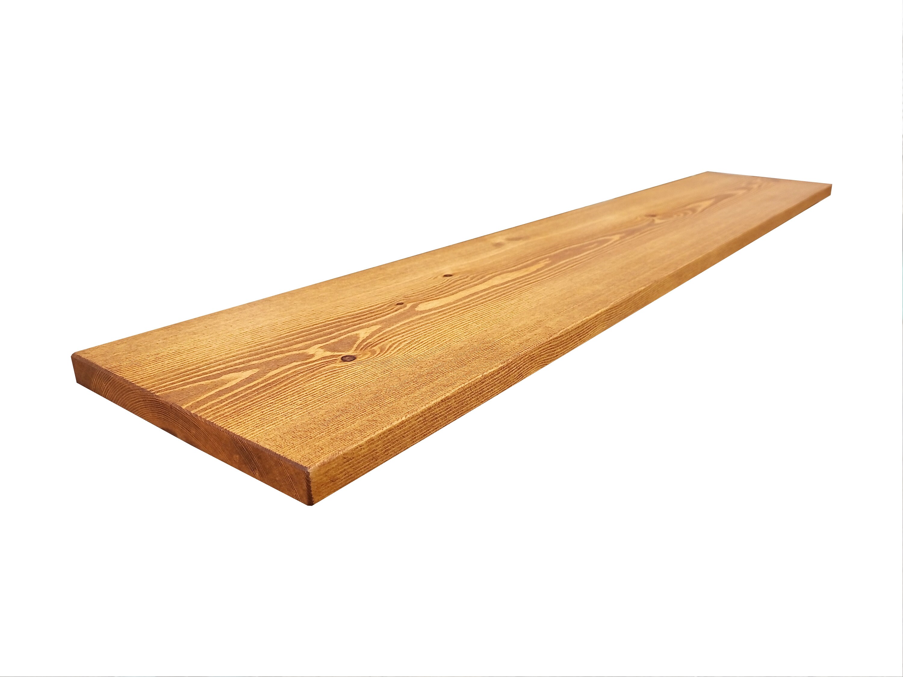 Waxed 20mm Thick Redwood Floating Shelf Shelves Handmade 19.5cm