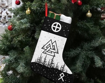 Medias navideñas - Decoración navideña vikinga