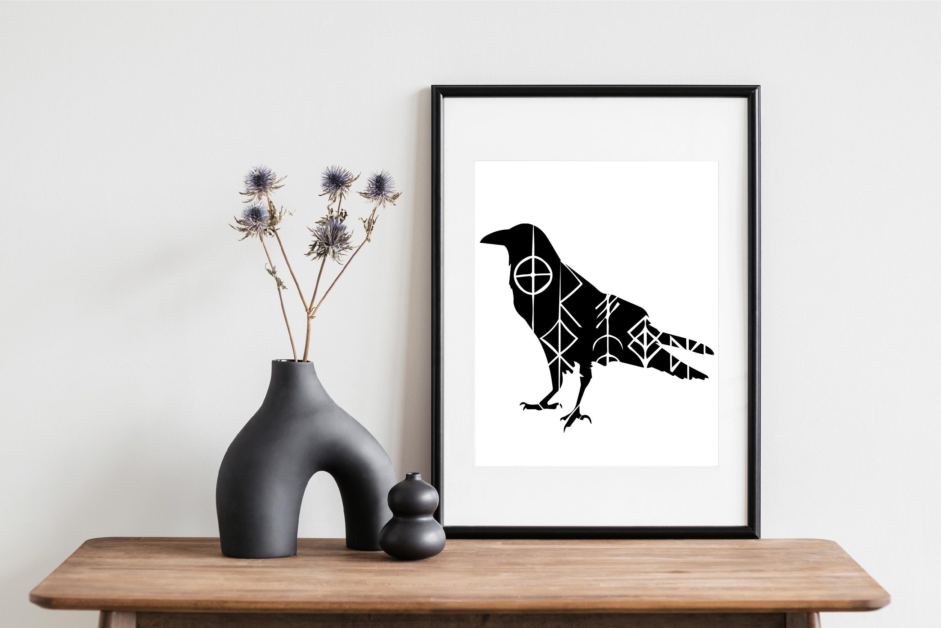 8 X 10 Printable Wall Art- Runic Animals - Etsy