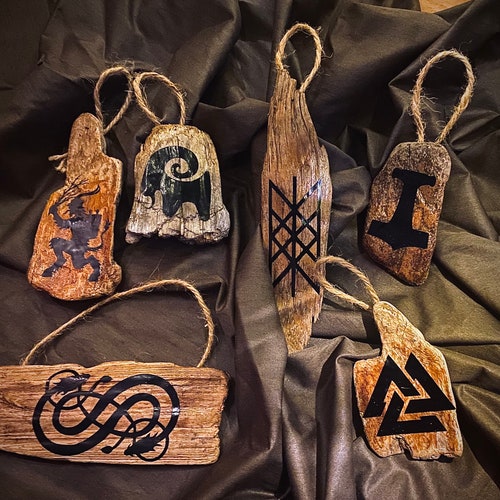 Pagan Yule Ornaments Viking Christmas Decorations Etsy